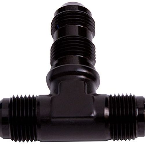BULKHEAD TEE -16AN            BLACK BULKHEAD ON SIDE