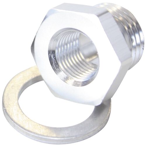 M16X1.5 PIPE REDUCER TO F/MALE1/8″ NPT SILVER