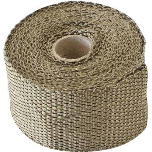 EXHAUST INSULATION WRAP2″X15FT15 FOOT TITANIUM ROLL
