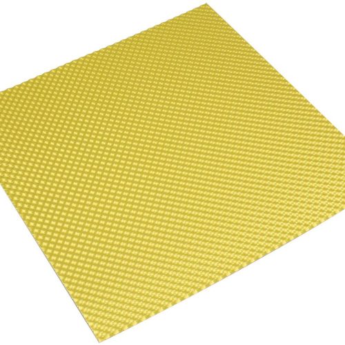 12″ X 24″ ALUMINIUM EMBOSSED HEAT SHIELD CUT OR FOLD GOLD
