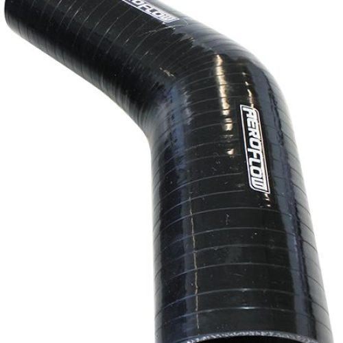 Silicone Hose Reducer 45 Deg; Black I.D 4.00-3.50″ 102-89mm,