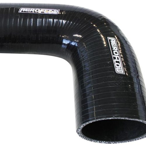 Silicone Hose Reducer 90 Deg; Black I.D 3.00-2.75″ 76-70mm,