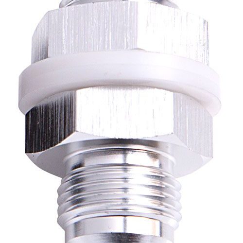 FUEL CELL FITTING -8AN        SILVER FUEL CELL BULKHEAD FITT