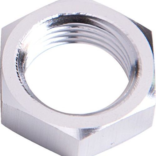 BULKHEAD NUT -6AN             SILVER SINGLE NUT