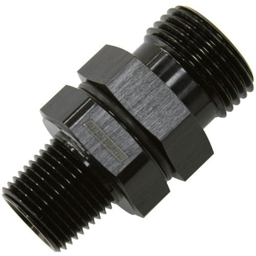 AF928-10-06BLK Aeroflow  10 Orb To 3/8″ Npt Coupler Black  10 Orb To 3/8″