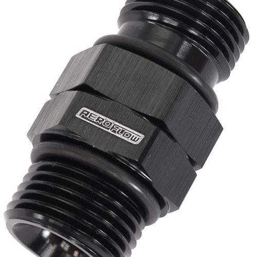 -8 ORB SWIVEL MALE TO MALE    BLACK