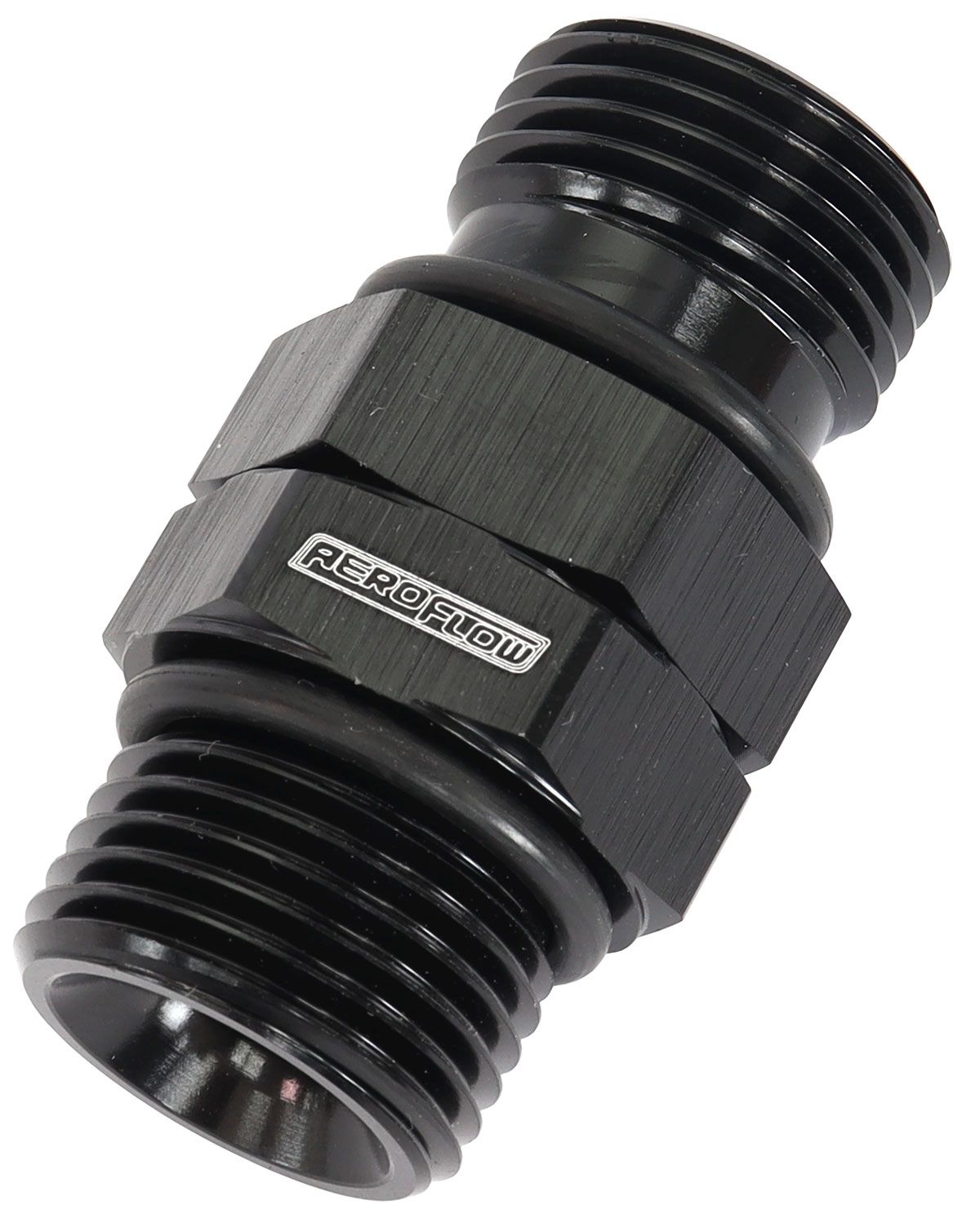 AF929-08BLK Aeroflow 8 Orb Swivel Male To Male Black