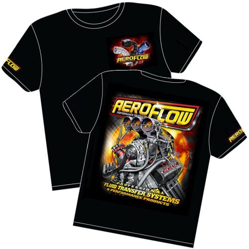 Aeroflow ‘Nitro Hemi’ Black T-Shirt Youth Medium