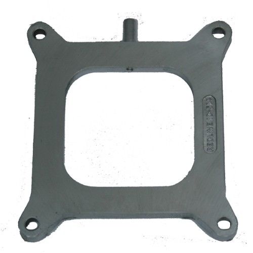 4 barrel 1/2″ alloy Carby spacer with vacuum spout