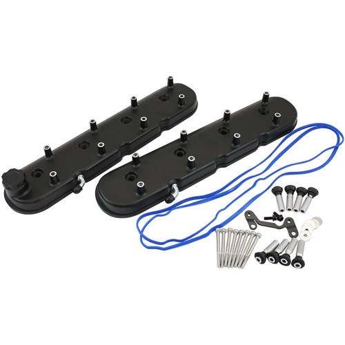 GM LS FACTORY VALVE COVERS    CAST STANDARD HEIGHT BLACK
